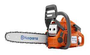 Husqvarna 970 61 23-38 Chainsaw, Gasoline, 2.5 cu-in Engine Displacement, 2-Stroke, X-Torq Engine, 18 in L Bar, Orange