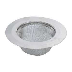 Wide Rim Stainless Steel Kitchen Sink Strainer 4-1/2 In.