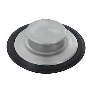 Danco 12015 Garbage Disposal Drain Stopper, 3.38 in Dia, 1 in H, Stainless Steel