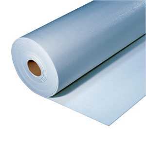Healthier Choice Flooring BLU160 Carpet Cushion, 40 ft L, 4 ft W, 5/16 in Thick, High-Density Polyurethane Foam, Blue