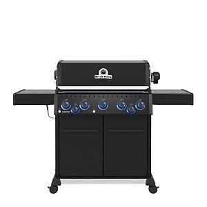 Broil King Baron 590 Pro Series 675144 Gas Grill, 45,000 Btu, Liquid Propane, 5-Burner, Smoker Included: No, Black