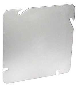 4-11/16 Inch Square Flat Blank Cover For Electrical Boxes