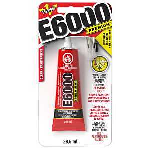 E6000 Clear Contact Adhesive – 1 oz Industrial‑Strength Glue for Plastic, Metal & More