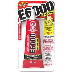 E6000 205220 Contact Adhesive, Clear, 2 fl-oz Tube