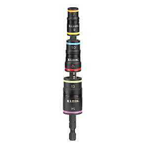 Klein Tools 32933M 6-in-1 Flip Socket Set, Steel Alloy, Manganese Phosphate