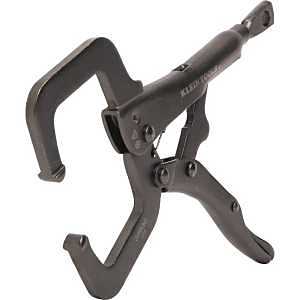Klein Tools 38630 Locking Plier, 7.02 in OAL, 1.97 in Jaw Opening, Black Handle, Molded Grip Handle, 0.35 in W Jaw