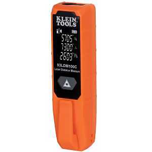 Klein Tools 93LDM100C Compact Laser Distance Measure, Functions: Distance, 2 in to 100 ft, LCD Display