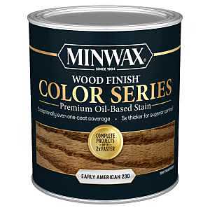 Minwax Wood Finish Color Series 800008000 Interior Wood Stain, Semi-Transparent, Early American, Liquid, 1 qt