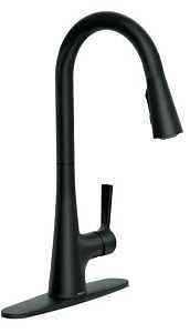 KITCHEN FAUCET HI ARC PD 1H MB