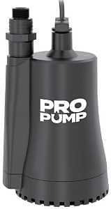 PRO PUMP UTS25PLHO Utility Pump, 1/4 hp, Thermoplastic