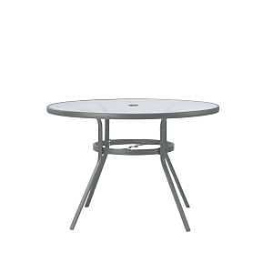 Round Steel Patio Dining Table – Weather‑Resistant Outdoor Furniture