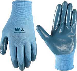 Wells Lamont 497-S Gloves, Women's, S, Nitrile Coating, Polyester, Multi-Color