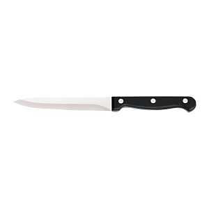 Chicago Cutlery Essentials 1092192 Serrated Utility Knife, 4-3/4 in L Blade, Stainless Steel Blade, Traditional Handle