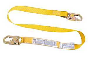 Werner UpGear Series C38000W Lanyard, 310 lb, 6 ft L Line, Polyester Line, Snap Harness Hook