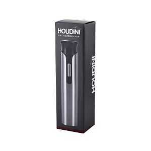 rabbit Houdini H1-04104T Electric Corkscrew, Plastic/Stainless Steel, Black