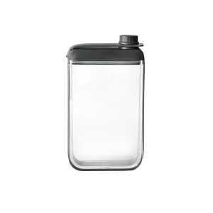 Houdini H4-20538T Flask, Plastic/Silicone, Black/Clear