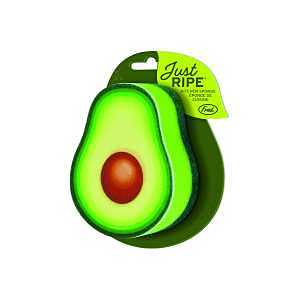 Fred’s Just Ripe Avocado Kitchen Scrubber – Triple‑Layer Green Sponge, 4.3×2.7×0.75 in