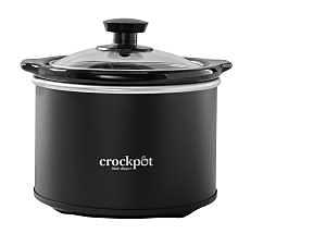 Crock-Pot 2135523 Slow Cooker, 1.5 qt Capacity, 1000 W, Stoneware, Black