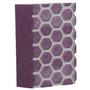 Pro Grade Precision DCDA80-PGP-2T 3-in-1 Sanding Sponge, 2-1/2 in L, 4-1/2 in W, 80 Grit, Coarse