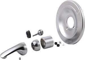 Delta 600 Series RP54870SS Tub and Shower Renovation Kit, Stainless