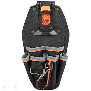 Klein Tools MODbox 55830MB Tool Pouch, 77 cu-in, 6-Compartment, Nylon, Black