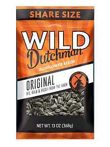 WILD Dutchman 504 Roasted Sunflower Seed, Original, 13 oz Bag