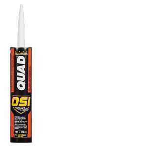 OSI QUAD 1637125 Sealant, Gray #589, 7 to 14 days Curing, 20 to 100 deg F, 10 oz Cartridge