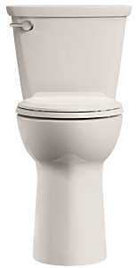 American Standard 746TA101.020 Two-Piece Toilet, Elongated Bowl, 1.28 gpf Flush, 12 in Rough-In, 19 in H Rim, White