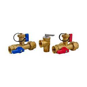 ProLine 102‑120 Brass Isolation Valve Kit – 3/4 in FIP, 125 psi for Tankless Water Heaters