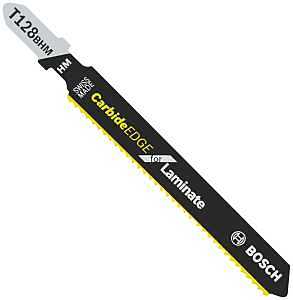Bosch T128BHM1 Jig Saw Blade, 3/8 in W, 3-5/8 in L, 14 TPI, Carbide Cutting Edge
