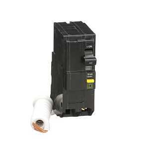 Square D QO QO240GFIC Miniature Circuit Breaker, Ground Fault, 40 A, 2-Pole, 120/240 VAC, Plug-In