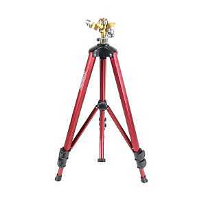 Chapin 4996 Tripod Lawn Sprinkler with Impact Sprinkler Head, 20 to 35 ft, Brass/Metal/Nitrile