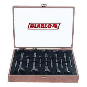 Diablo FB-100 Forstner Bit Set, 16-Piece, HSS