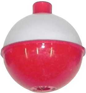Stopper Lures BEST KE-BST-BPRR-100 Float, 1 in, Plastic, Red/White