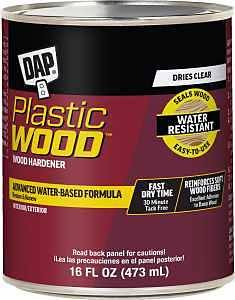 Plastic Wood 7079821000 Hardener, Solid, Natural, 16 oz Can