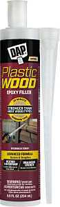 Plastic Wood 7079828050 Epoxy Filler, Liquid, Tan, 8.6 oz Cartridge