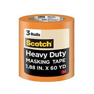 Scotch 48 mm Beige Contractor‑Grade Masking Tape – 55 m Roll