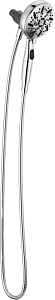 Delta SureDock 75689 Magnetic Hand Shower, 1.75 gpm, 6-Spray Function, Chrome, 72 in L Hose