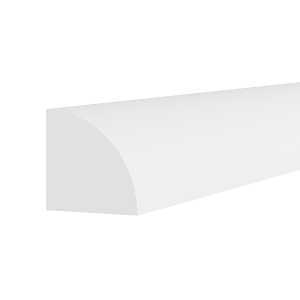 Adeptus 12‑ft Shoe Moulding – 16‑in Wide, 11/16‑in Thick Quarter‑Round Trim