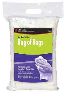 Buffalo 12020PB Professional White Bleached Cleaning Rag – Heavy‑Duty Wiping Cloth