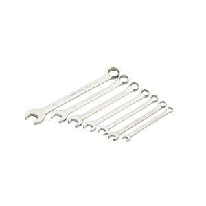 GearWrench 81933 Combination Wrench Set, 7-Piece, Steel, Chrome