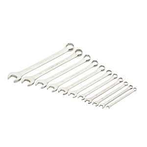 GearWrench 81934 Combination Wrench Set, 11-Piece, Steel, Chrome, Silver
