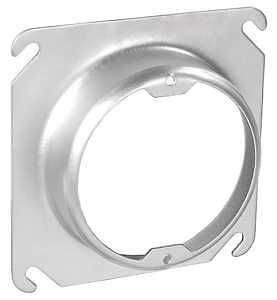 Southwire 52C3-1-UPC Fixture Ring, 4 in L, Square, Steel, Silver, Galvanized