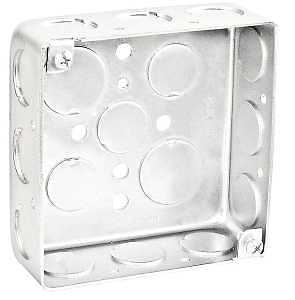 Southwire 52151-1/2DR-UPC Junction Box, 16-Knockout, 1/2 in Knockout, Steel, Silver, Galvanized