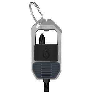 Gerber 1074049 Driver Keychain Multi-Tool, 5-Function, Stainless Steel, Stonewash, Urban Blue