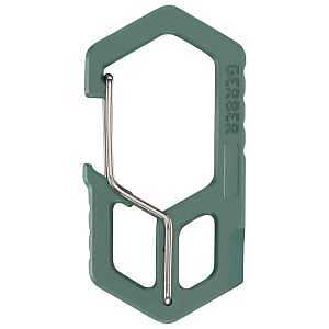 Gerber 1075349 Carabiner, 2.4 in L, Baltic Haze