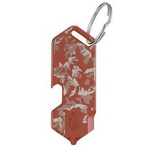 Gerber Shard DT Series 1075358 Keychain Mini Multi-Tool, 3-Function, Stainless Steel, Burnt Orange Camo