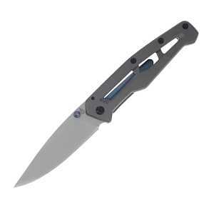 Gerber 1069414 Folding Knife, 3-1/4 in L Blade, 1 in W Blade, Stainless Steel Blade, Gray Handle