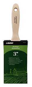 Linzer HH1760-3 Varnish/Wall Brush, 3 in W, 3 in L Bristle, Polyester Bristle