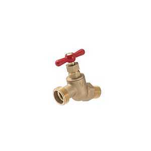 B & K 102-313 Hose Bibb, 1/2 x 3/4 in Connection, MIP x MHT, Brass Body